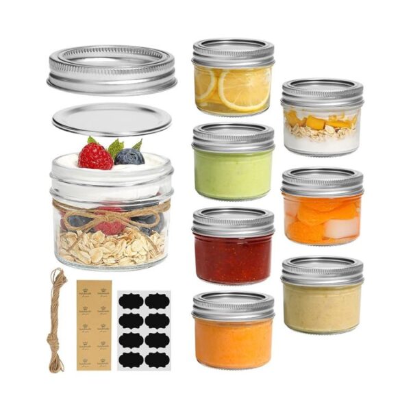 Regular Mouth Mason Jar with Lids and Seal Bands